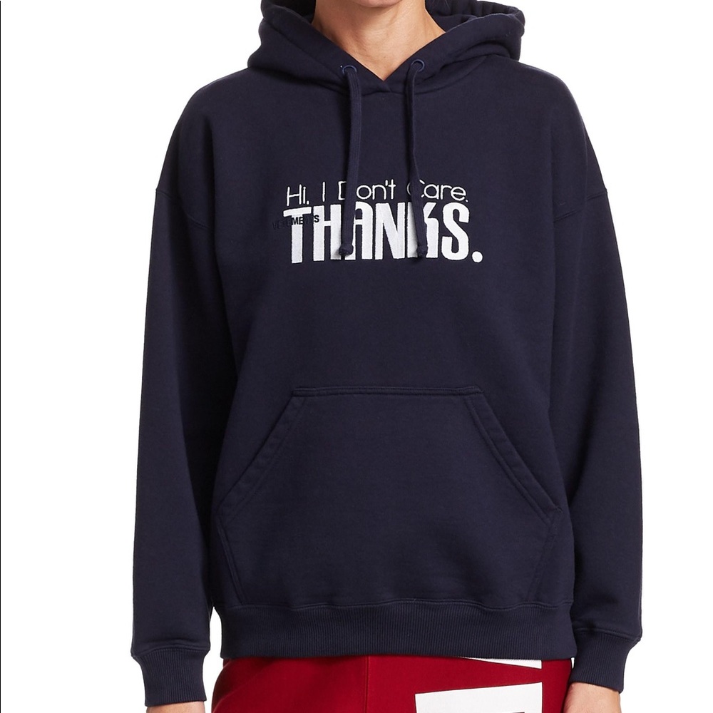 Vetements Hoodie size M new with tags